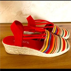 🌹🌹CHICO’S Spadrilles Size 8🌹🌹